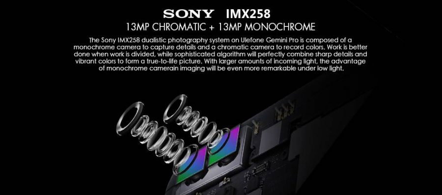 Основная камера Ulefone Gemini Pro