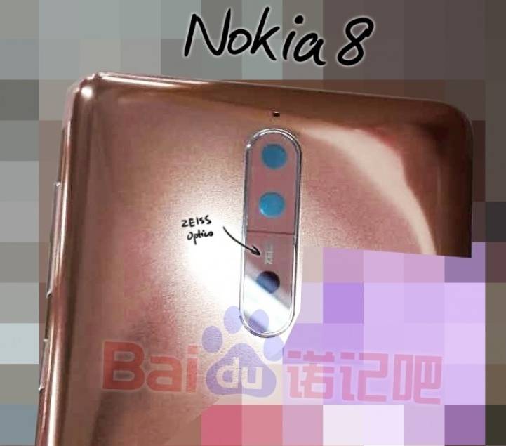 Основная камера Nokia 8 на фото