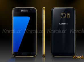 Позолоченный Samsung Galaxy S7, а также Galaxy S7 Edge от Karalux